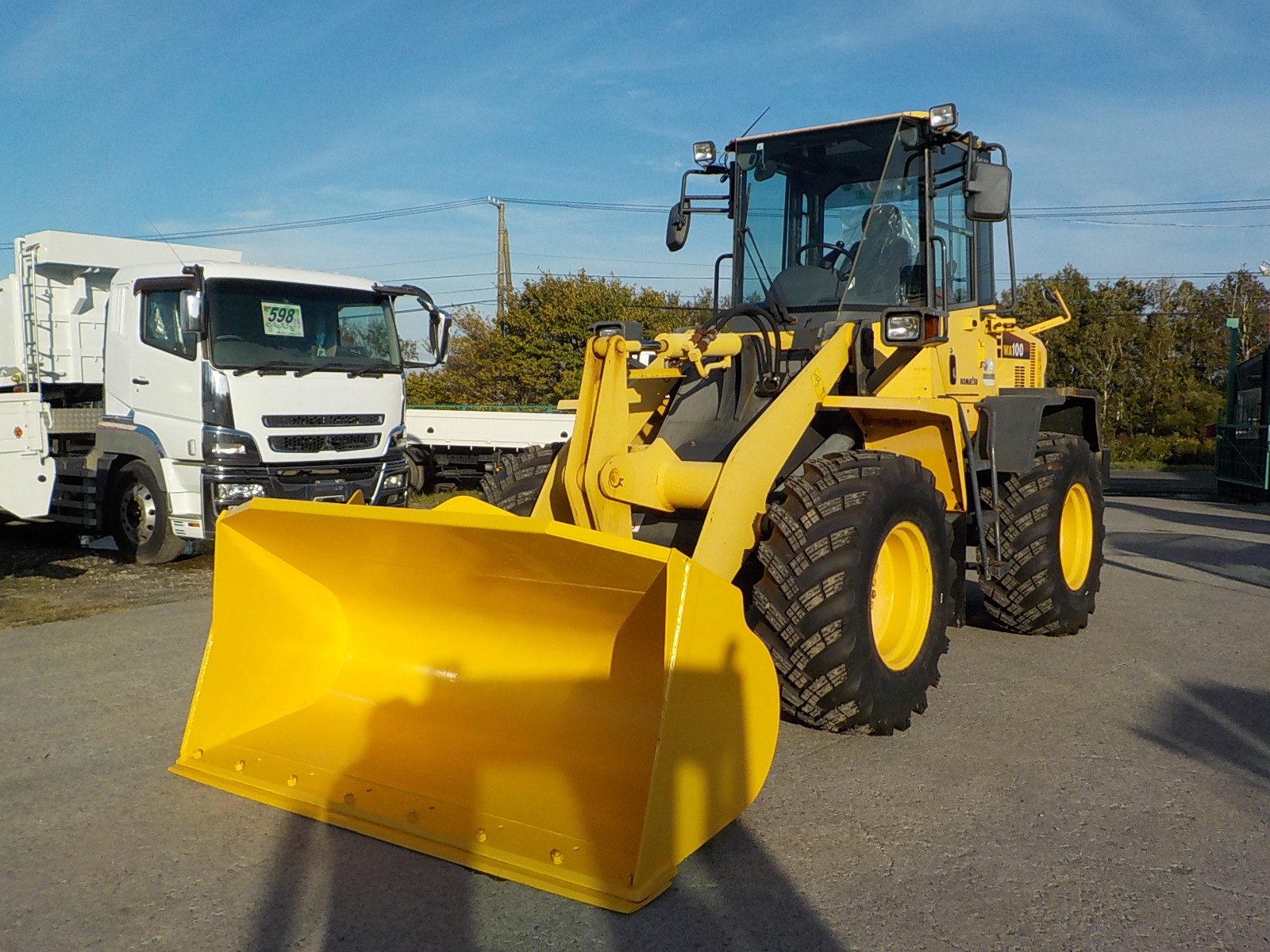 コマツ ホイールローダー WA100-5 ☆1.3立米☆スノースパイク☆車検令和8年6月 | 札幌建機センター