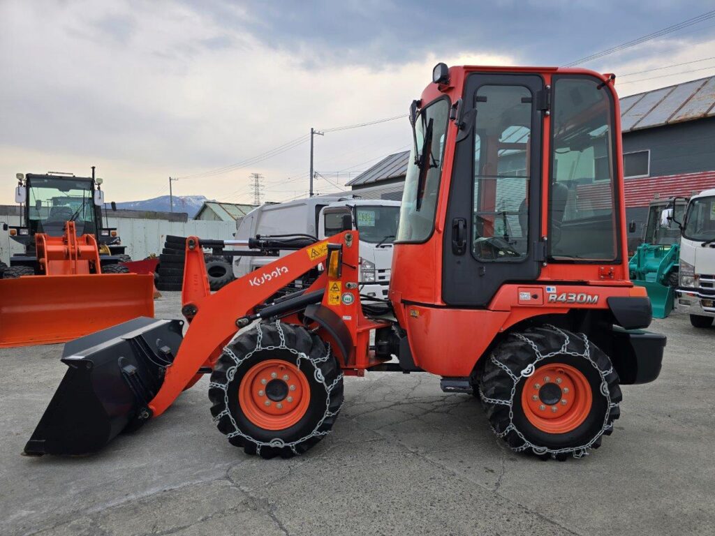 平成30年　クボタ　R430M　0.4㎥　★使用時間641時間　チェーン付★