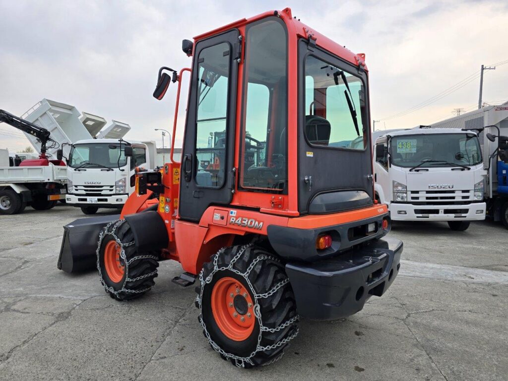 平成30年　クボタ　R430M　0.4㎥　★使用時間641時間　チェーン付★