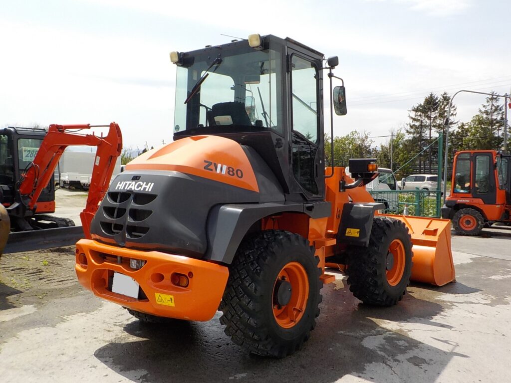 平成29年　日立　ホイールローダー　ZW80-5B　★0.9㎥★ライドコントロール★車検令和7年9月★
