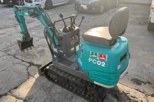サムネイル: 平成7年　コマツ　PC02-1A　0.01㎥　油圧配管付・★使用時間584時間！★