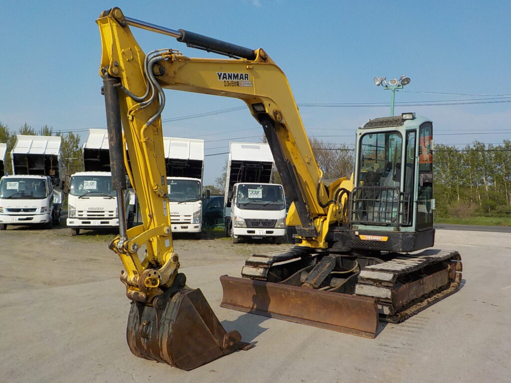 ヤンマー　バックホー　Vio70-3A　★0.25立米★ワンタッチ式★使用時間約5400HR★