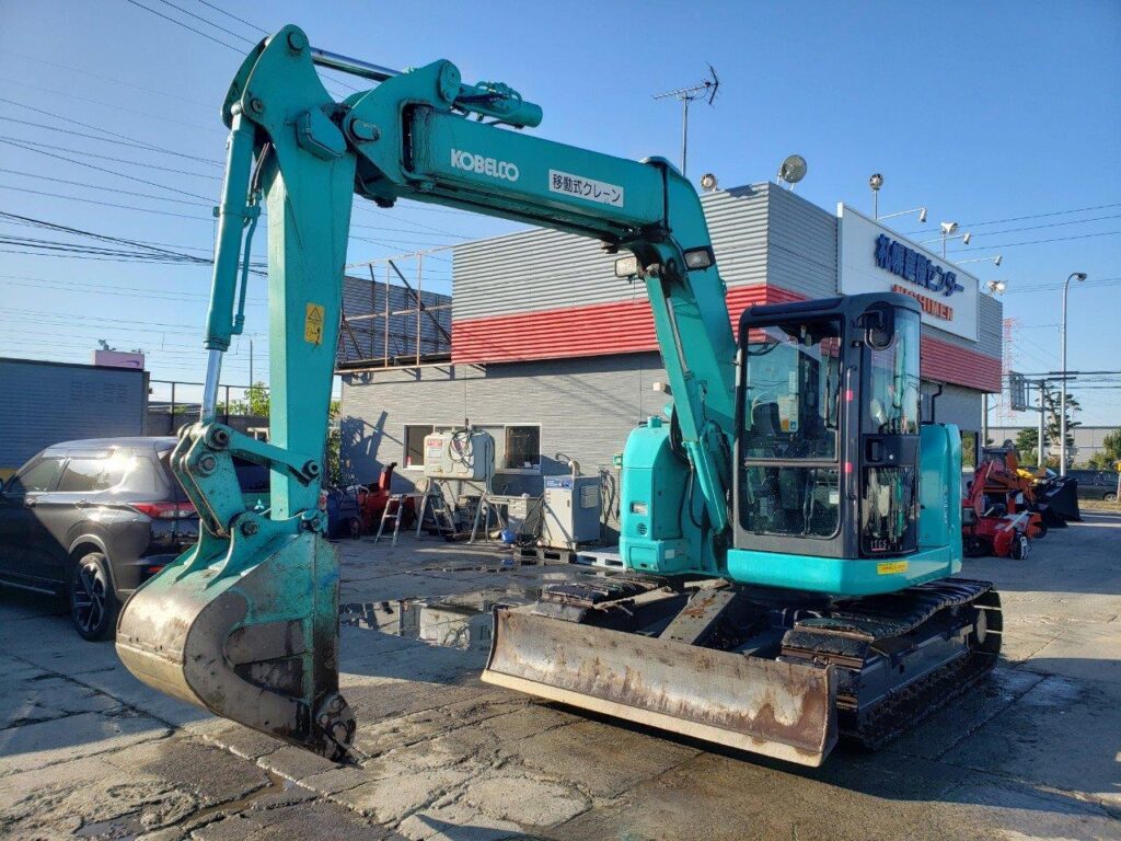 平成30年　コベルコ　SKU80UR-6E　0.28立米　オフセットブーム・クレーン仕様・後方超小旋廻