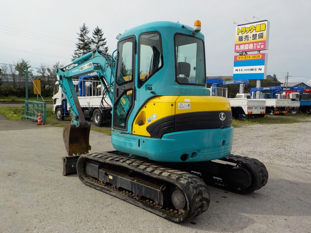 平成18年　クボタ　バックホー　U-40-3S　★0.14立米★クレーン仕様★