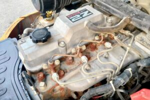 サムネイル: トヨタフォークリフト7FD25　ディーゼル　ダブルタイヤ　ヒンジド　