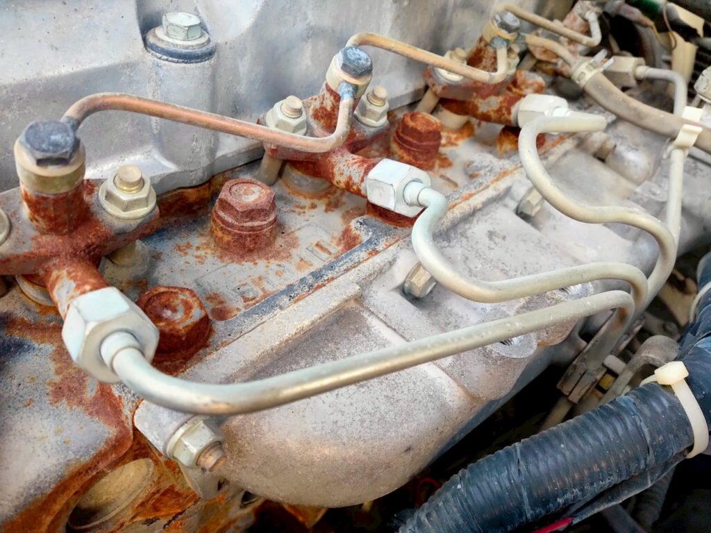 トヨタフォークリフト7FD25　ディーゼル　ダブルタイヤ　ヒンジド　