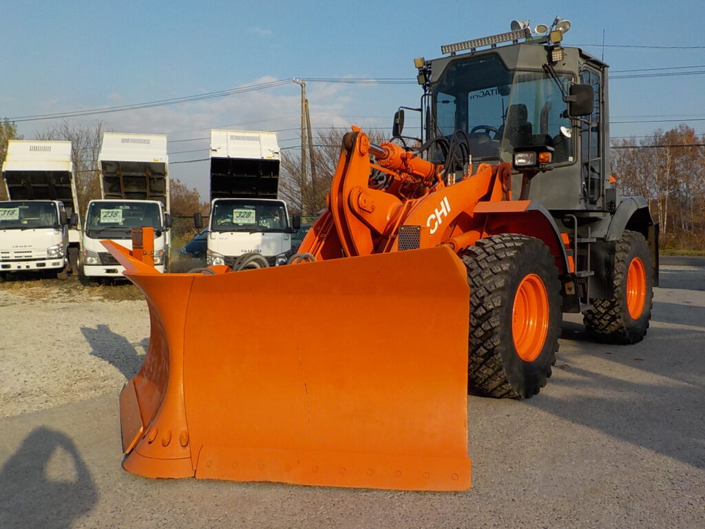 平成25年　日立　ホイールローダー　ZW140　★スノウプラウ★ノーマルバケット付★Wキャビン★エアコン★