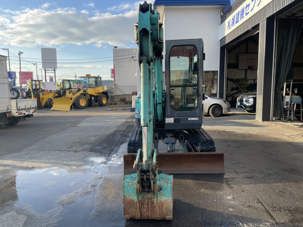 平成２５年　バックホー　コベルコ　ＳＫ３８ＵＲ　0.07㎥　後方超小旋回　クレーン仕様