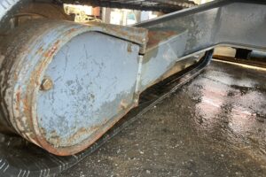 サムネイル: 平成２５年　バックホー　コベルコ　ＳＫ３８ＵＲ　0.07㎥　後方超小旋回　クレーン仕様