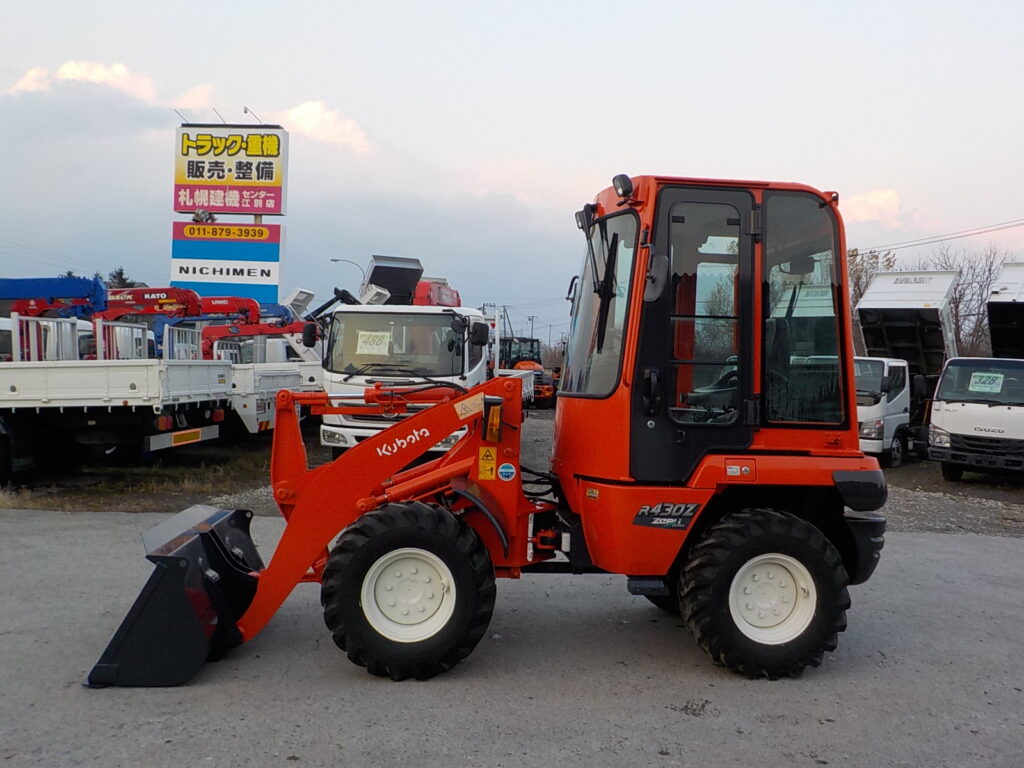 平成26年　クボタ　ホイールローダー　R430Z　★0.4立米◆バケット幅157㎝★使用時間約850HR★