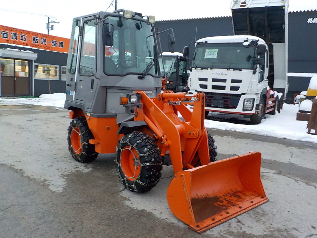 平成26年　日立　ホイールローダー　ZW20　★0.3立米★タイヤチェーン４本★使用時間約320HR★