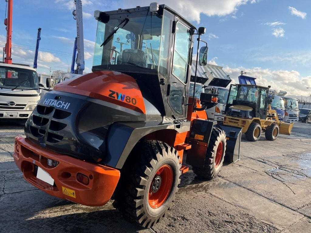 令和７年　日立　ZW80S-5B　2025年モデル　0.9立米　ｽﾉｰｽﾊﾟｲｸ・ﾗｲﾄﾞｺﾝﾄﾛｰﾙ・ﾀﾞﾌﾞﾙﾋｰﾀｰ仕様（車検令和9年11月）