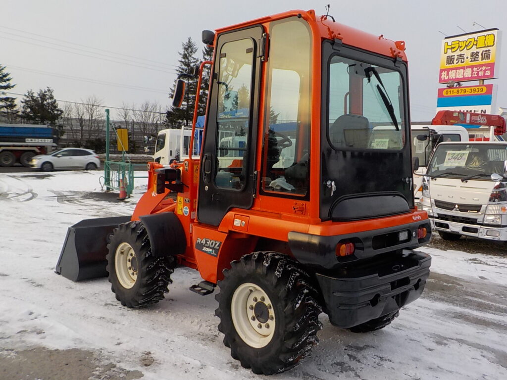 平成25年　クボタ　ホイールローダー　R430Z　★0.4立米★バケット幅158㎝★使用時間約1100HR★