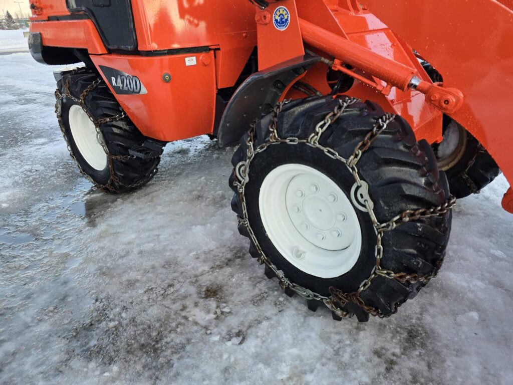 平成16年　クボタ　R420D　0.4立米　チェーン付・全塗装済！