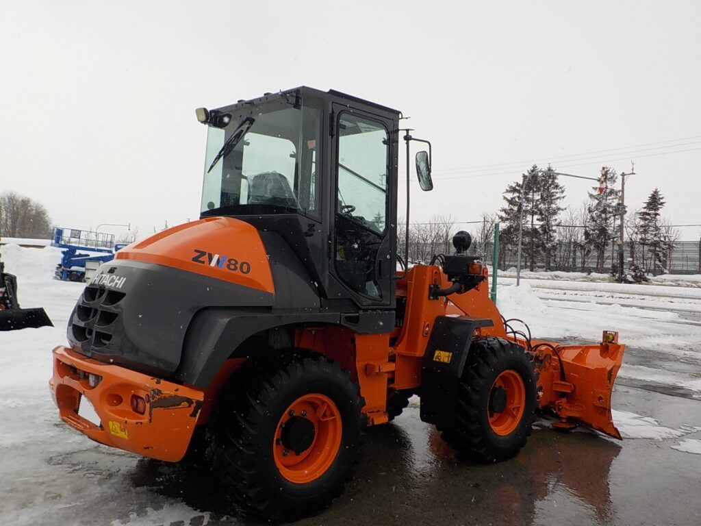 平成30年　日立　ホイールローダー　ZW80-5B　★スノウプラウ★ノーマルバケット★ワンタッチ式★車検令和9年11月★