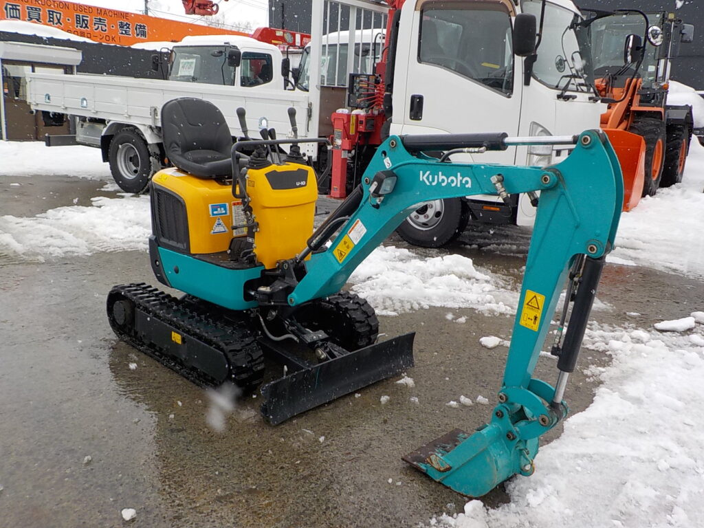 令和１年式　クボタ　U-10-5　★0.022㎥★配管付★ブレーカー付★可変キャタ★使用時間約55HR