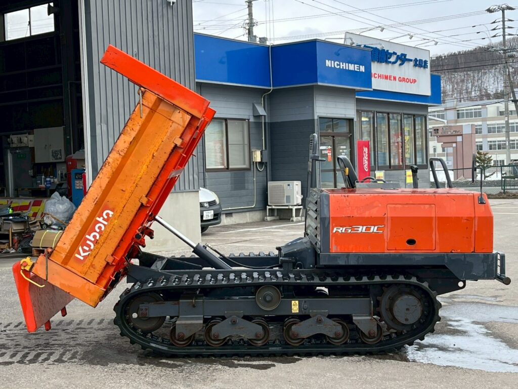 【★北見店★】クボタ　キャリアダンプ　RG30C-3　最大積載量：2500㎏　平面容量0.9㎥　札幌・江別・旭川・北見・釧路どこでも全国対応可能です！【お問い合わせは北見店へ～TEL0157-57-7166～】