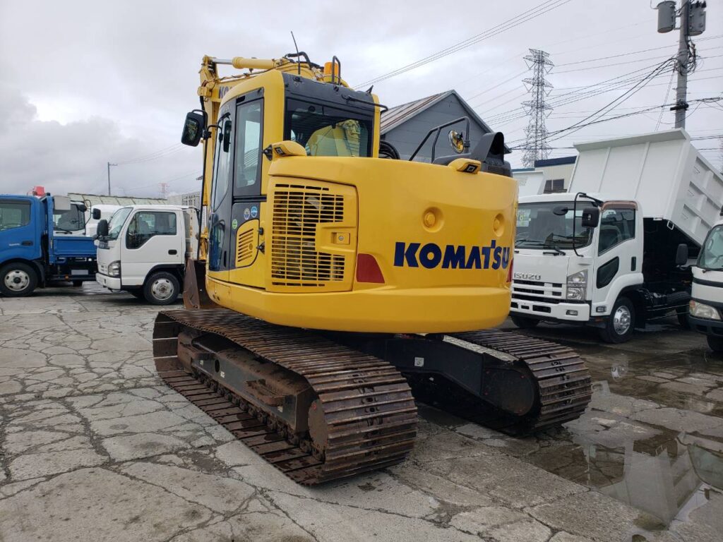 平成30年　コマツ　PC128US-11　0.45立米　★ｴｱｺﾝ・ﾜｲﾄﾞｷｬﾀ・ｸﾚｰﾝ仕様・旋回ﾏﾙﾁ・ｻｲﾄﾞｶﾒﾗ・ﾊﾞｯｸｶﾒﾗ・後方超小旋回★