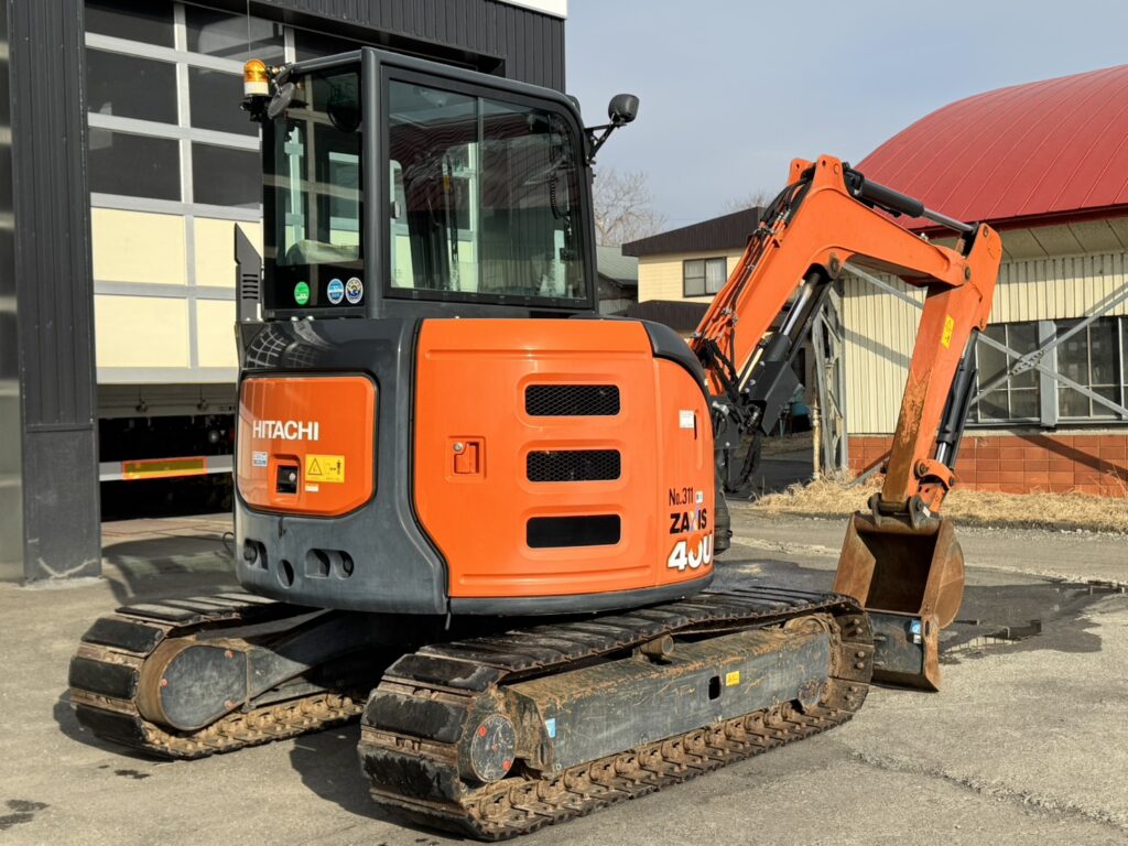 令和1年　日立ZX40U-5B　後方超小旋回　クレーン仕様　エアコン
