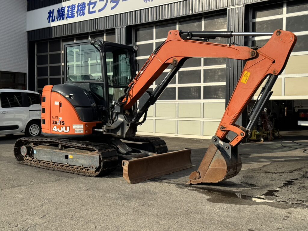 令和1年　日立ZX40U-5B　後方超小旋回　クレーン仕様　エアコン