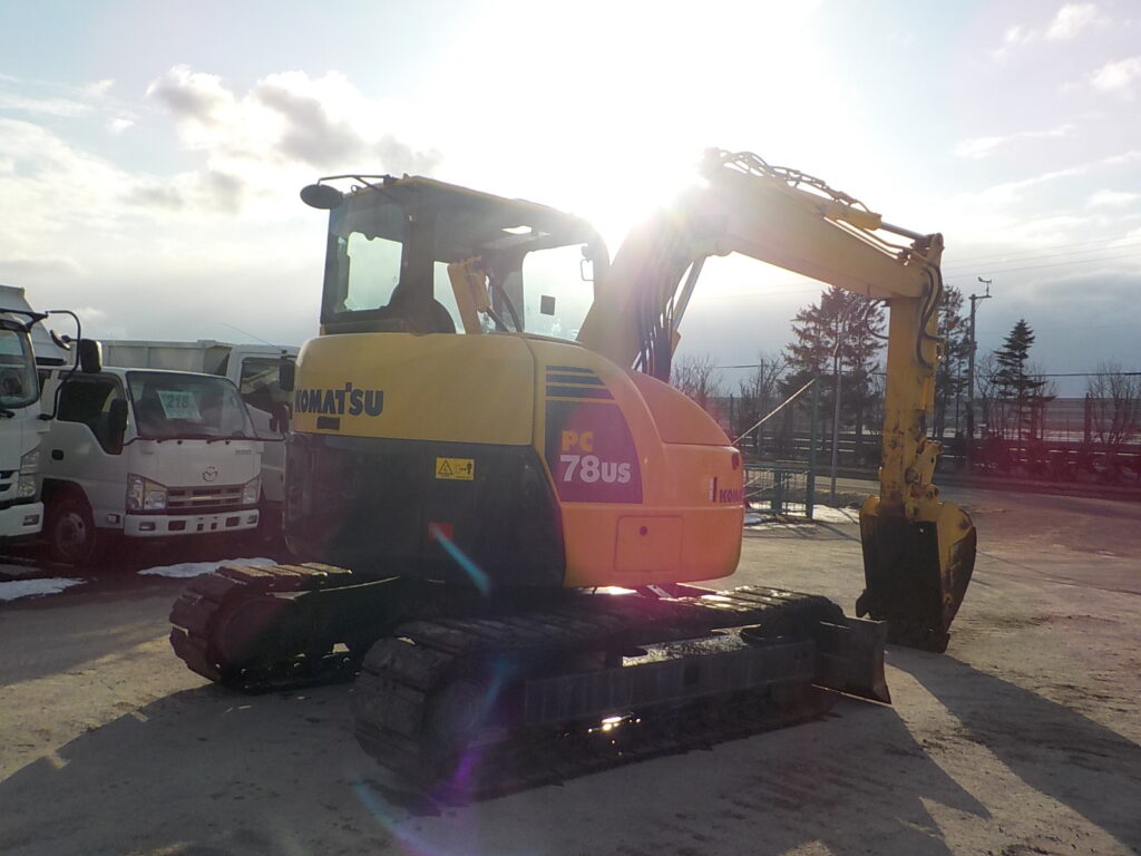 平成26年　コマツ　バックホー　PC78US-8　★0.28立米★配管付き★クレーン仕様★