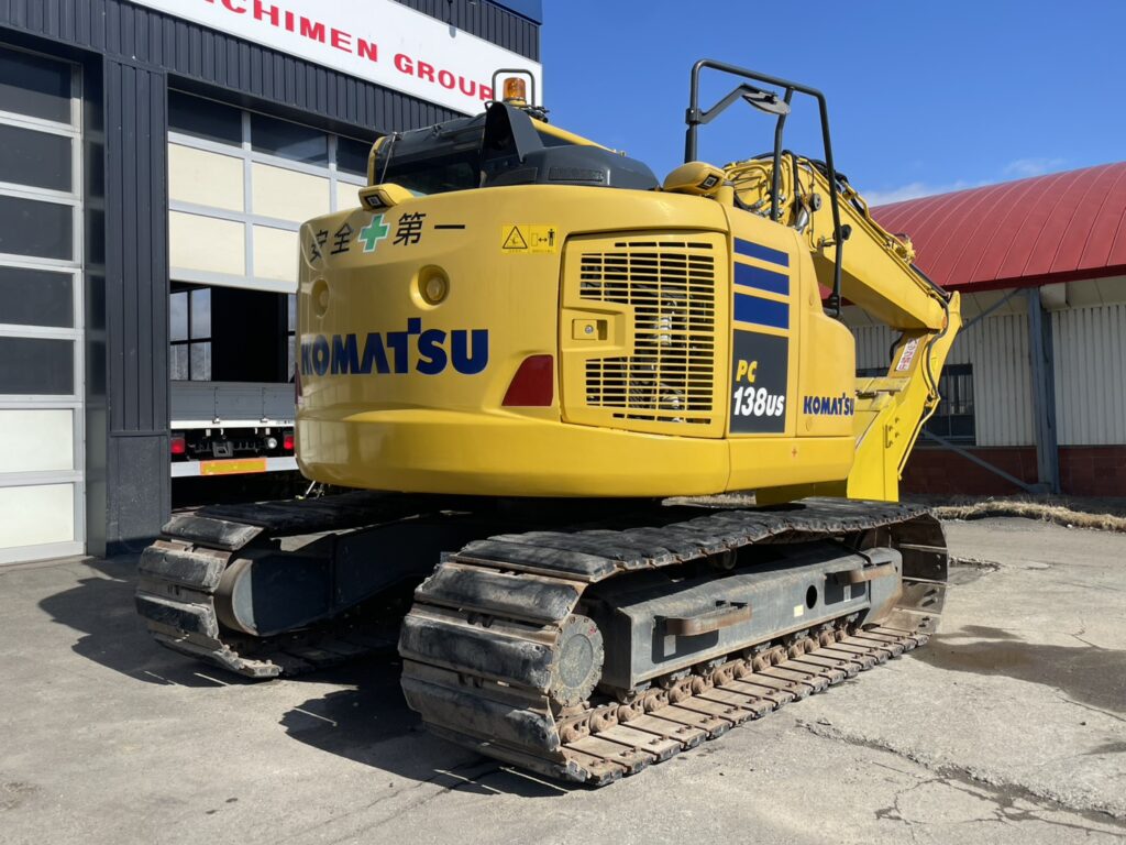 令和1年式　コマツPC138US　クレーン仕様　後方超小旋回　エアコン　使用時間3415時間
