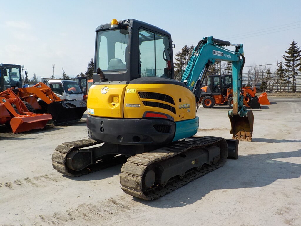 【江別店】平成３１年式　クボタ　バックホー　U40-6E　★0.14立米★配管付★クレーン仕様★