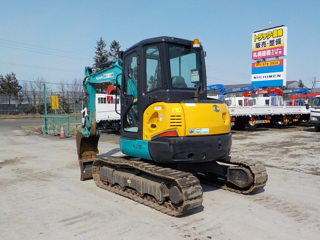 【江別店】平成３１年式　クボタ　バックホー　U40-6E　★0.14立米★配管付★クレーン仕様★