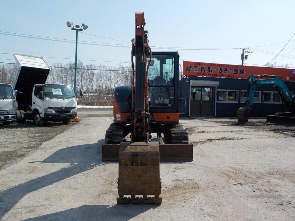 【江別店】令和１年式　日立　バックホー　ZX40U-5B　★0.14立米★配管付★クレーン仕様★エアコン付★