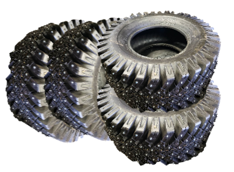 ★未使用★　タイヤショベル用　スノースパイクタイヤ　★各種サイズ４本セット！43万円～★