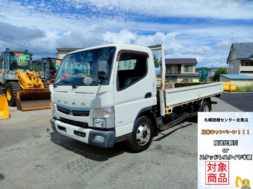 【キャンペーン対象車】平成29年　キャンター3.5トン平　★軽々ゲート付　★5MＴ　★最大積載量3500㎏