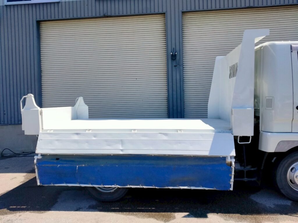 平成20年　ファイター４トンダンプ　コボレーン　三方開き　車検1年付