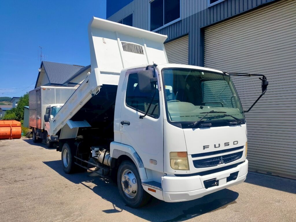 平成20年　ファイター４トンダンプ　コボレーン　三方開き　車検1年付
