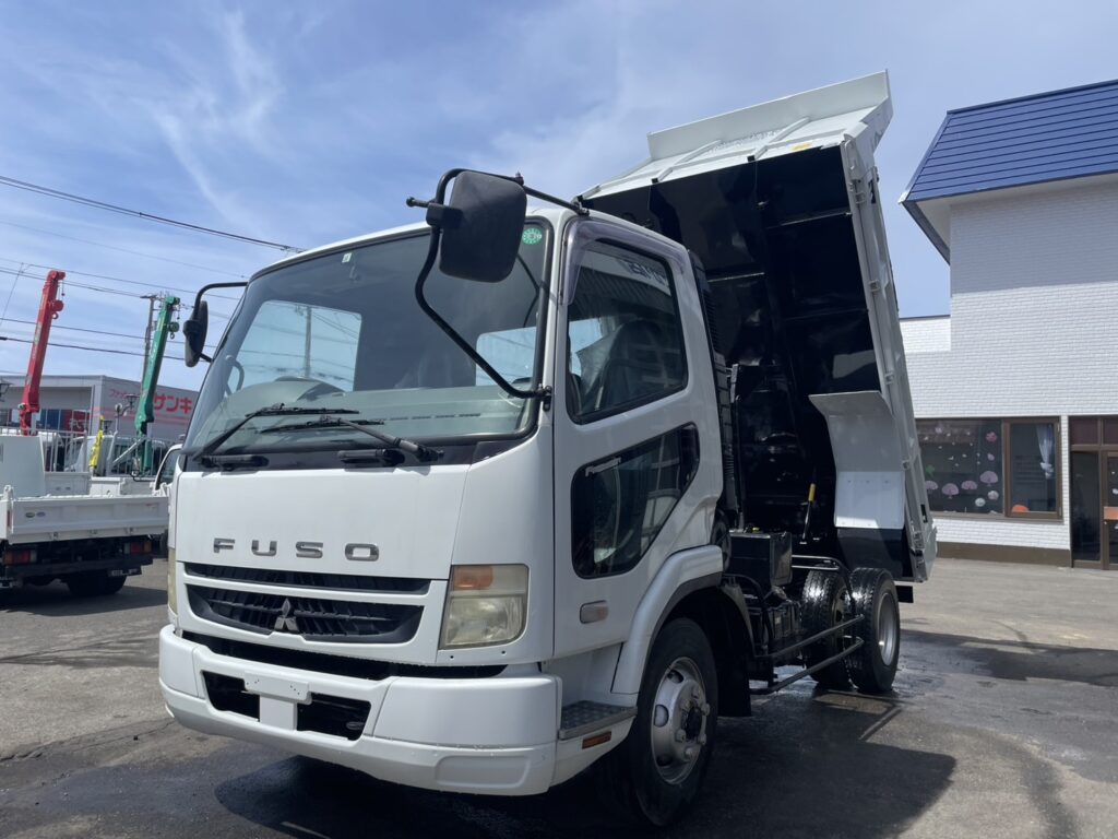 平成20年　ファイター４トンダンプ　コボレーン　三方開き　車検1年付