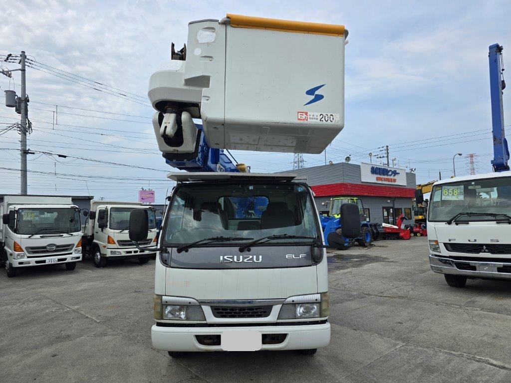平成16年　いすゞ　エルフ　14ｍ高所作業車　電工仕様（車検2年付）
