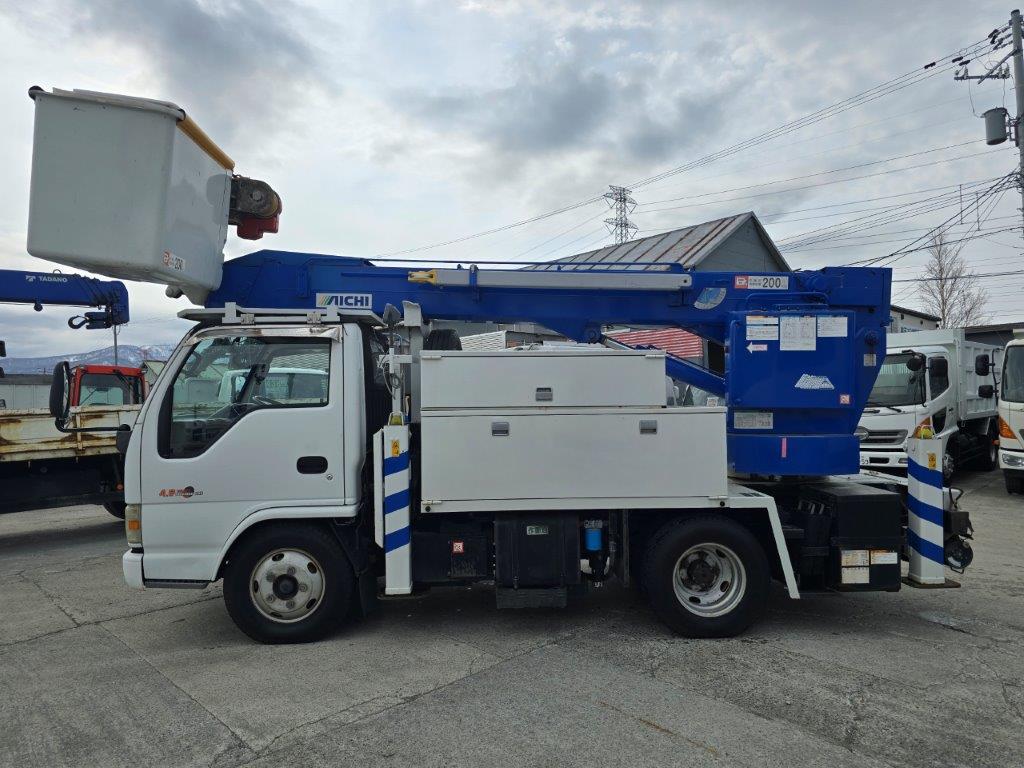 平成16年　いすゞ　エルフ　14ｍ高所作業車　電工仕様（車検2年付）