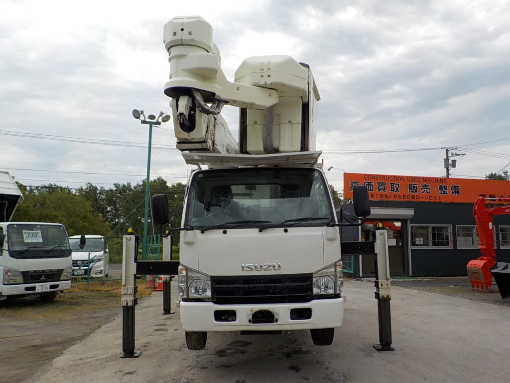 平成23年　エルフ 14.6ｍ高所作業車　★電工仕様★絶縁バケット★ウインチ★車検令和7年12月★