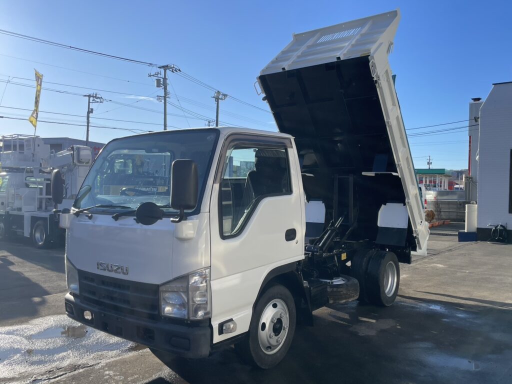 平成23年　エルフ２トンダンプ　全塗装済み　車検1年付　コボレーン　フル装備　ETC　５MT