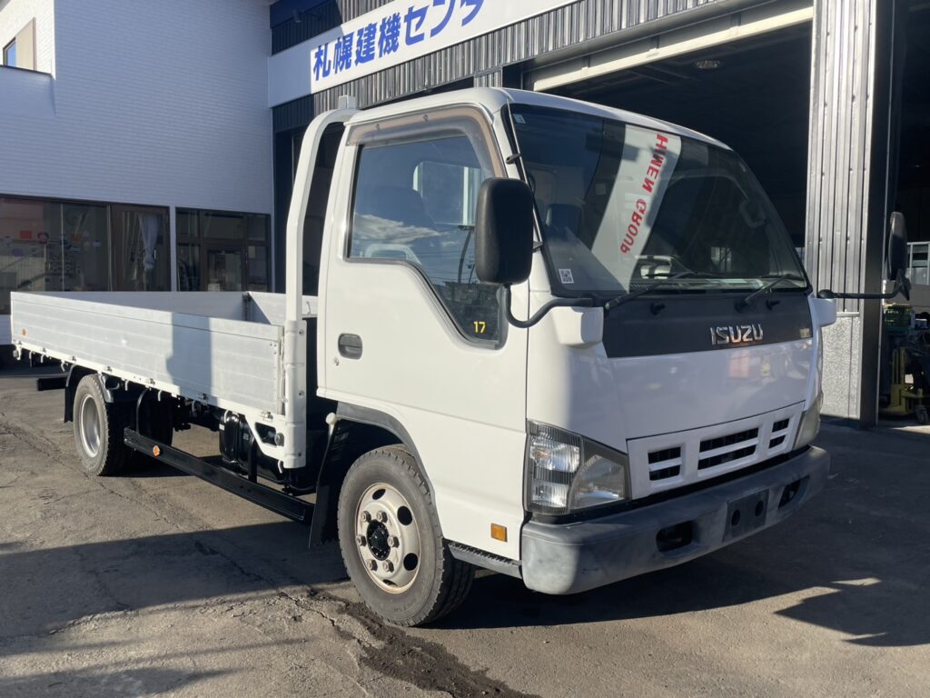 平成18年　エルフ２トン平ワイドロング　アルミアオリ