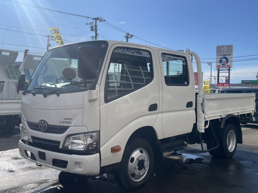 平成28年　ダイナWキャブ４WD