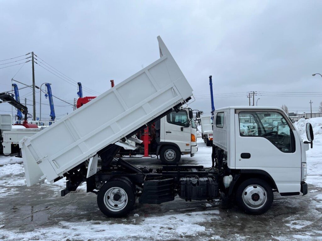 平成19年　いすゞ　エルフ　２トン深ダンプ　4WD・小型貨物（4ナンバー）（車検1年付）