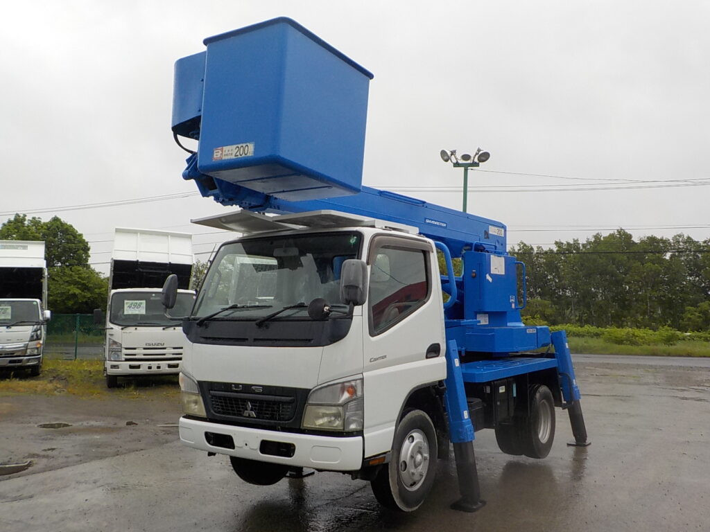 平成20年　キャンター 11.9ｍ高所作業車　ＦＲＰバケット