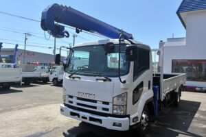 平成20年　いすゞ　フォワード　４トン４段クレーン　フックイン（車検1年付）