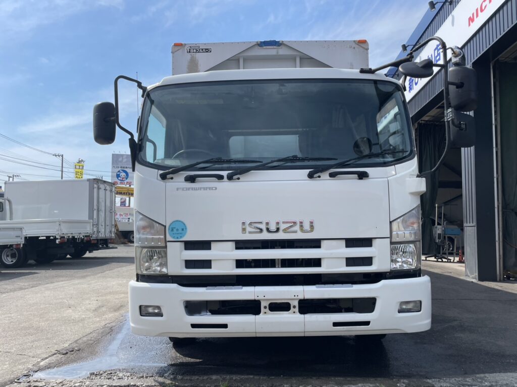 平成24年　フォワード４トンアルミウィングパワーゲート・ベッド付　車検1年付