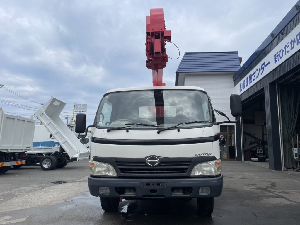 平成20年　デュトロ3.5トン5段クレーンワイドロング ラジコン 荷台・クレーン・下廻り塗装済み