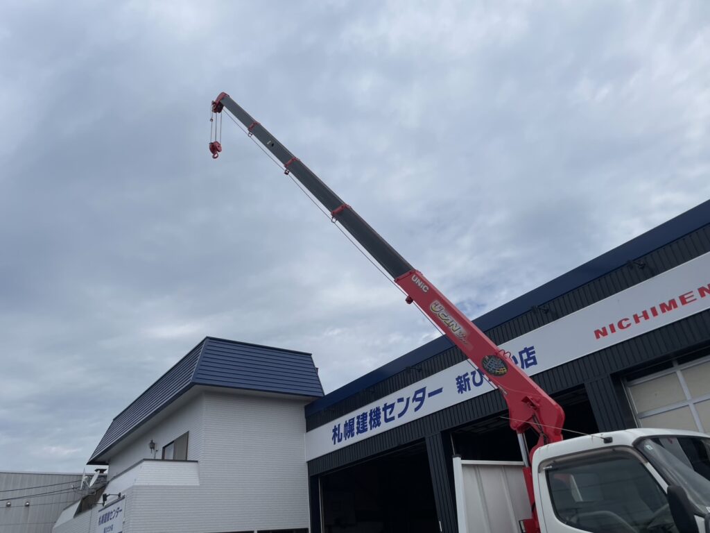 平成20年　デュトロ3.5トン5段クレーンワイドロング ラジコン 荷台・クレーン・下廻り塗装済み