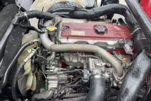サムネイル: 平成20年　デュトロ3.5トン5段クレーンワイドロング ラジコン 荷台・クレーン・下廻り塗装済み