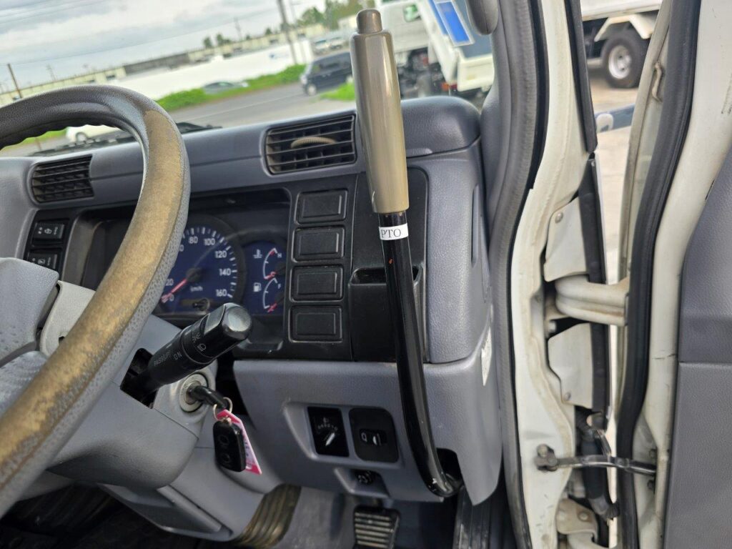 平成19年　三菱　キャンター　11.9ｍ高所作業車　スチールバケット・張り出し不要アウトリガー（車検2年付）