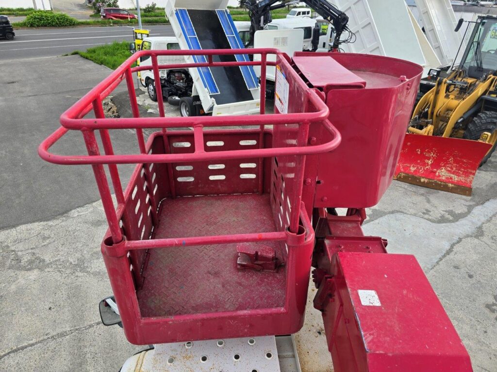 平成19年　三菱　キャンター　11.9ｍ高所作業車　スチールバケット・張り出し不要アウトリガー（車検2年付）