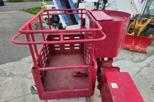 サムネイル: 平成19年　三菱　キャンター　11.9ｍ高所作業車　スチールバケット・張り出し不要アウトリガー（車検2年付）